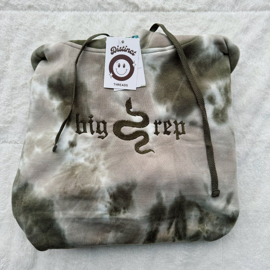 Special Edition Big Rep Taylor Inspired Embroidered Tie-Dye Hoodie