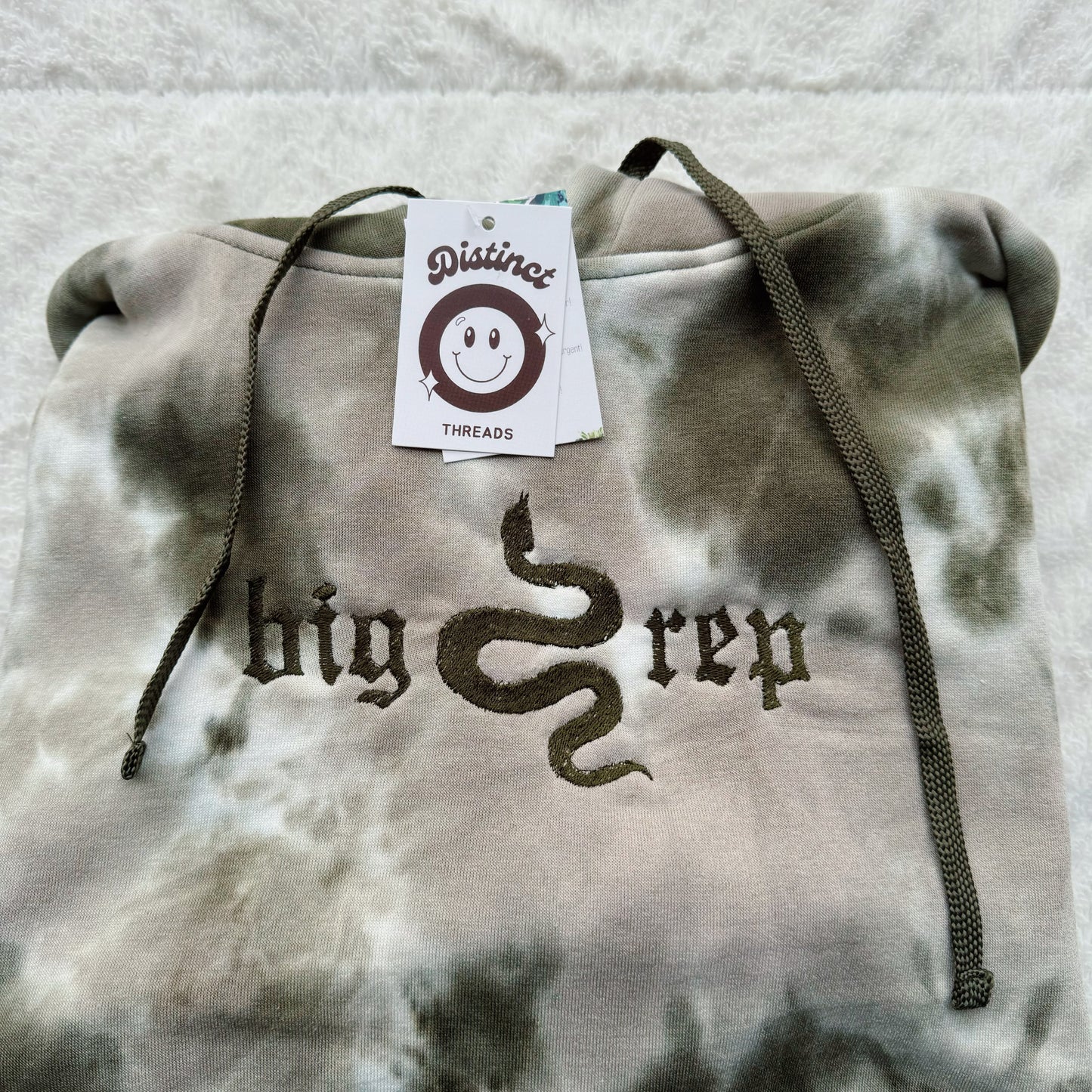 Special Edition Big Rep Taylor Inspired Embroidered Tie-Dye Hoodie