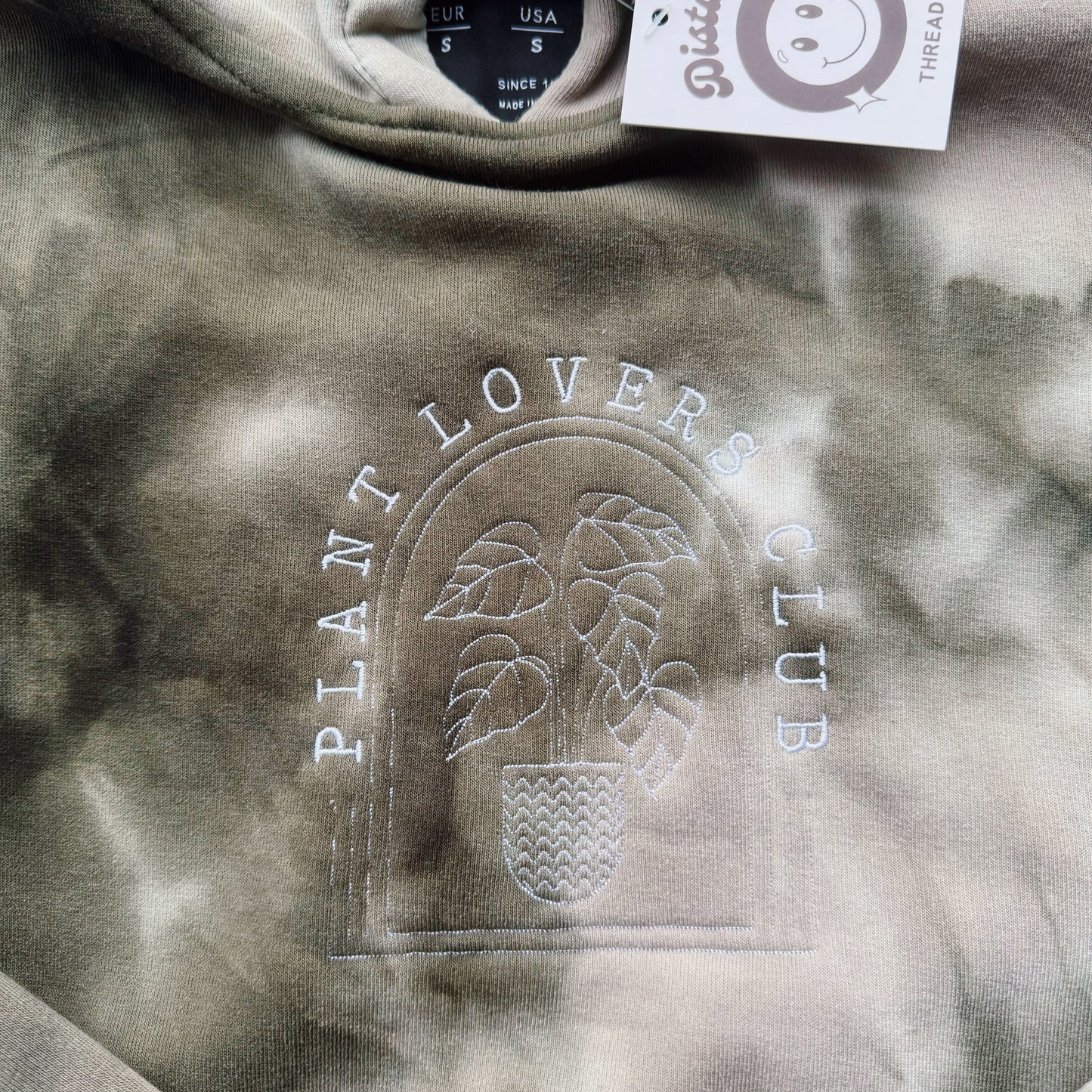 Plant Lovers Collection Ready To Ship Embroidered Hoodie - Size Small