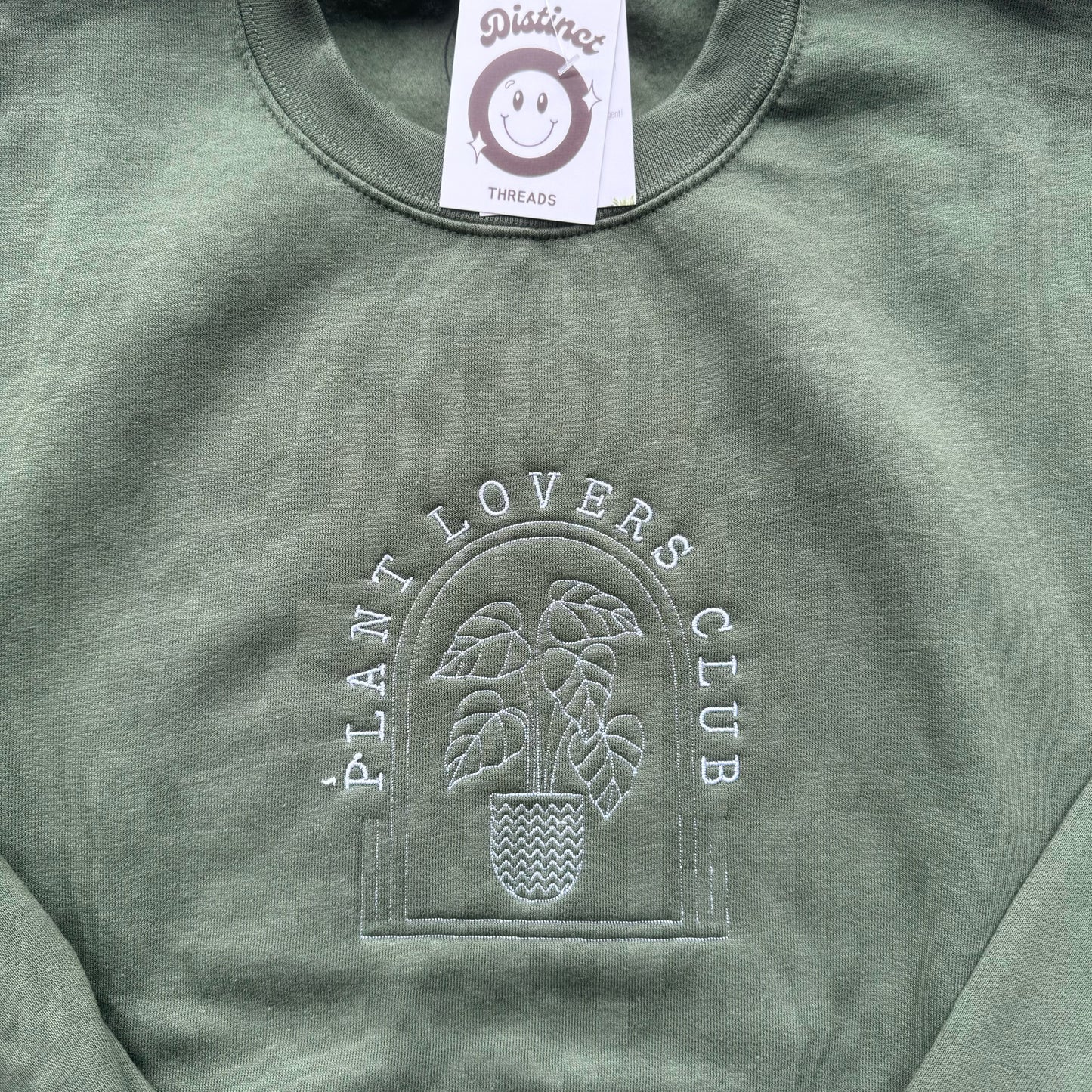 Plant Lovers Club Ready To Ship Embroidered Crew - Size Medium