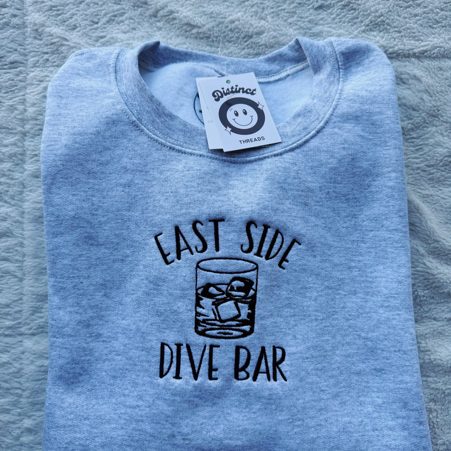 East Side Dive Bar Ready To Ship Embroidered Crew - Size Large