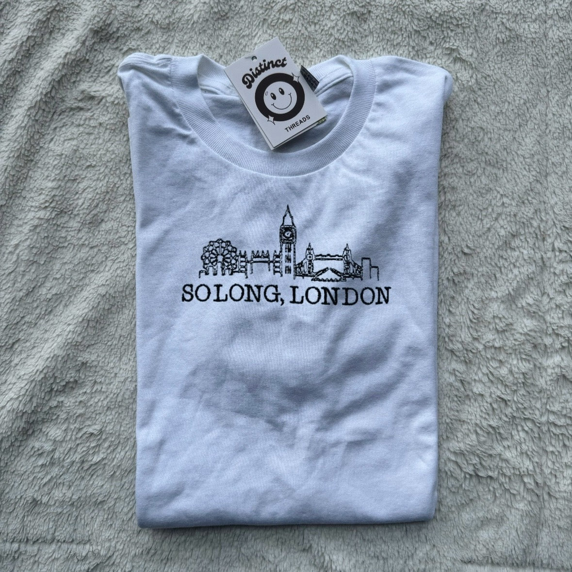 So Long London Taylor Inspired Embroidered T-Shirt