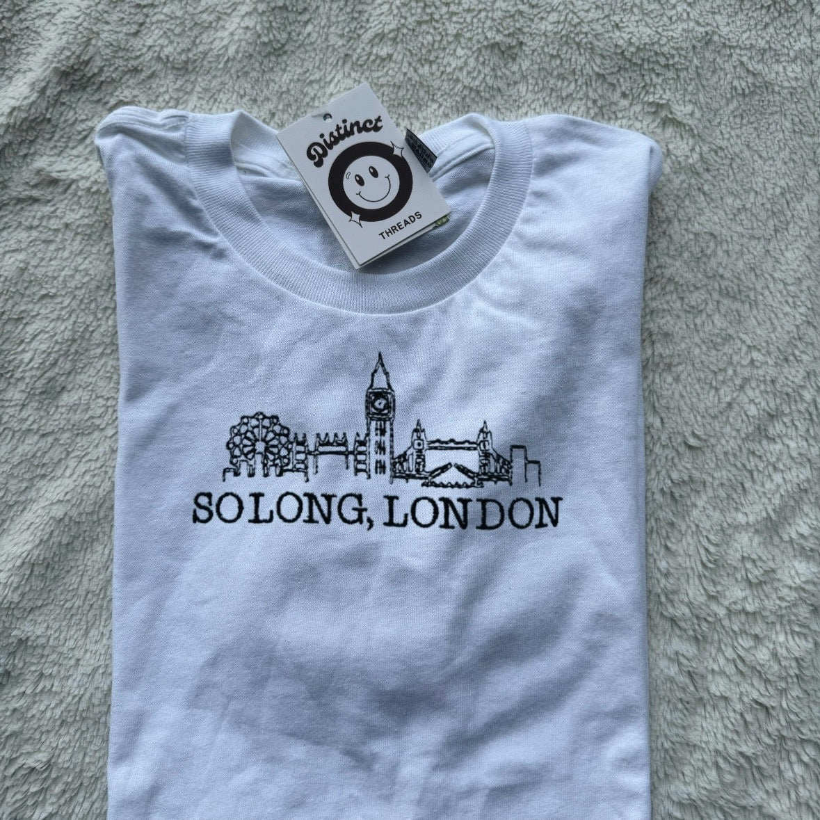 So Long London Taylor Inspired Embroidered T-Shirt