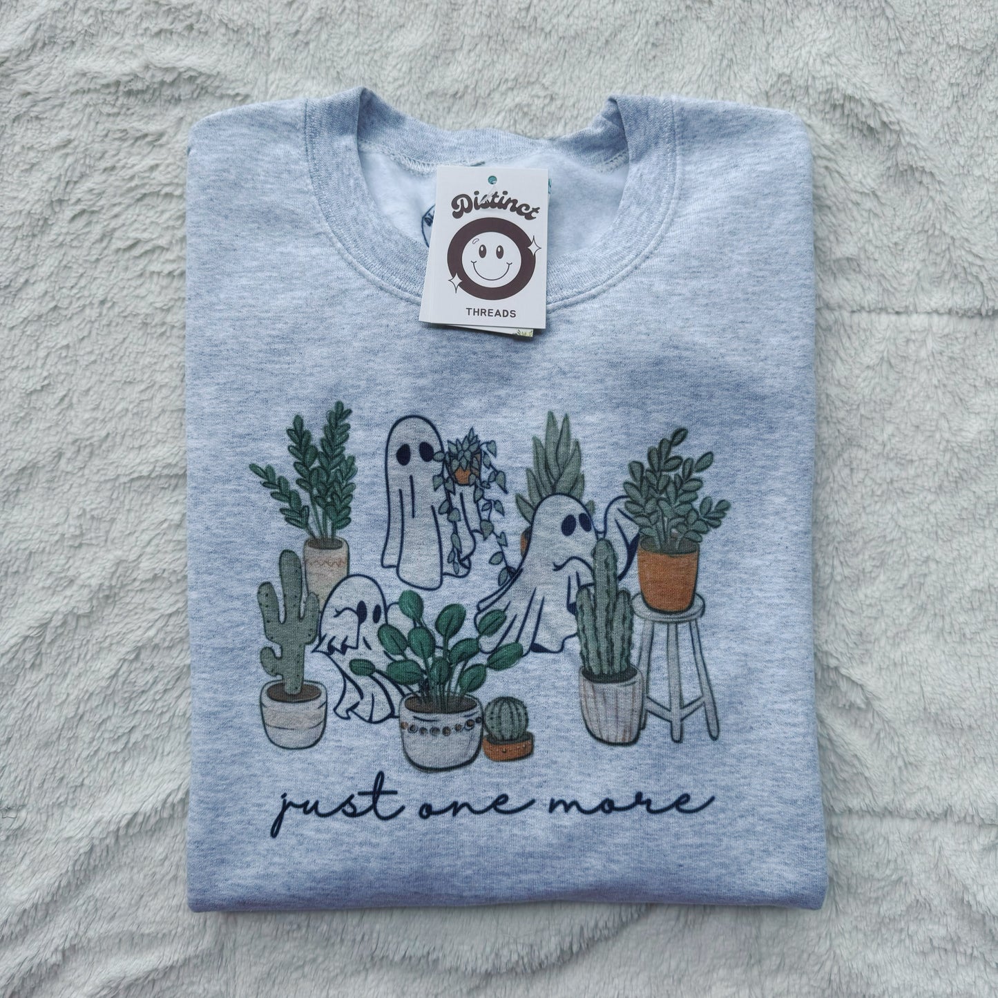 Just One More Plant Ghosts Printed Crew