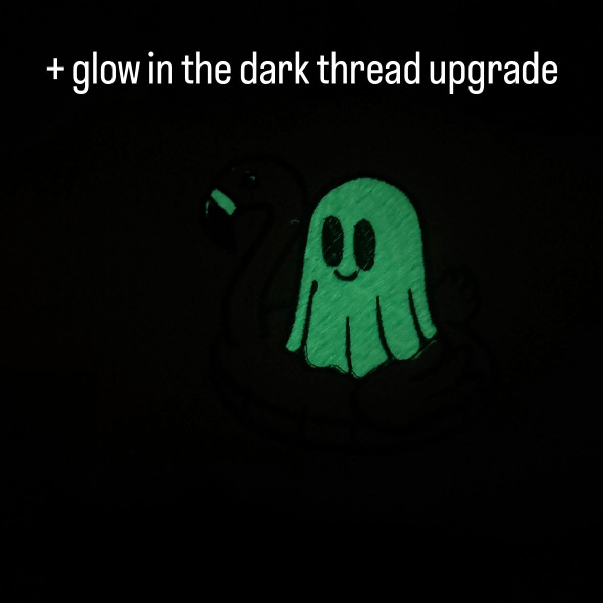 Ghost on Vacation Embroidered Crewneck Sweatshirt