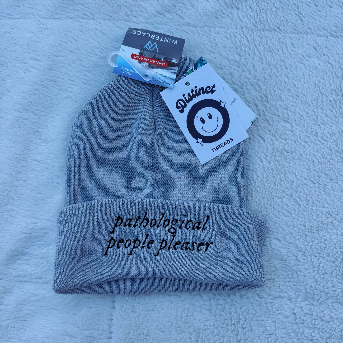 Pathological People Pleaser Taylor Inspired Embroidered Beanie