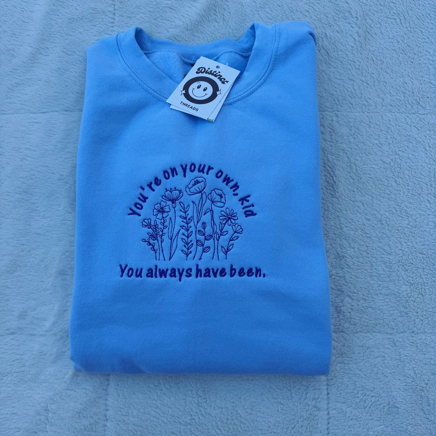 YOYOK Taylor Inspired Embroidered Crewneck Sweatshirt