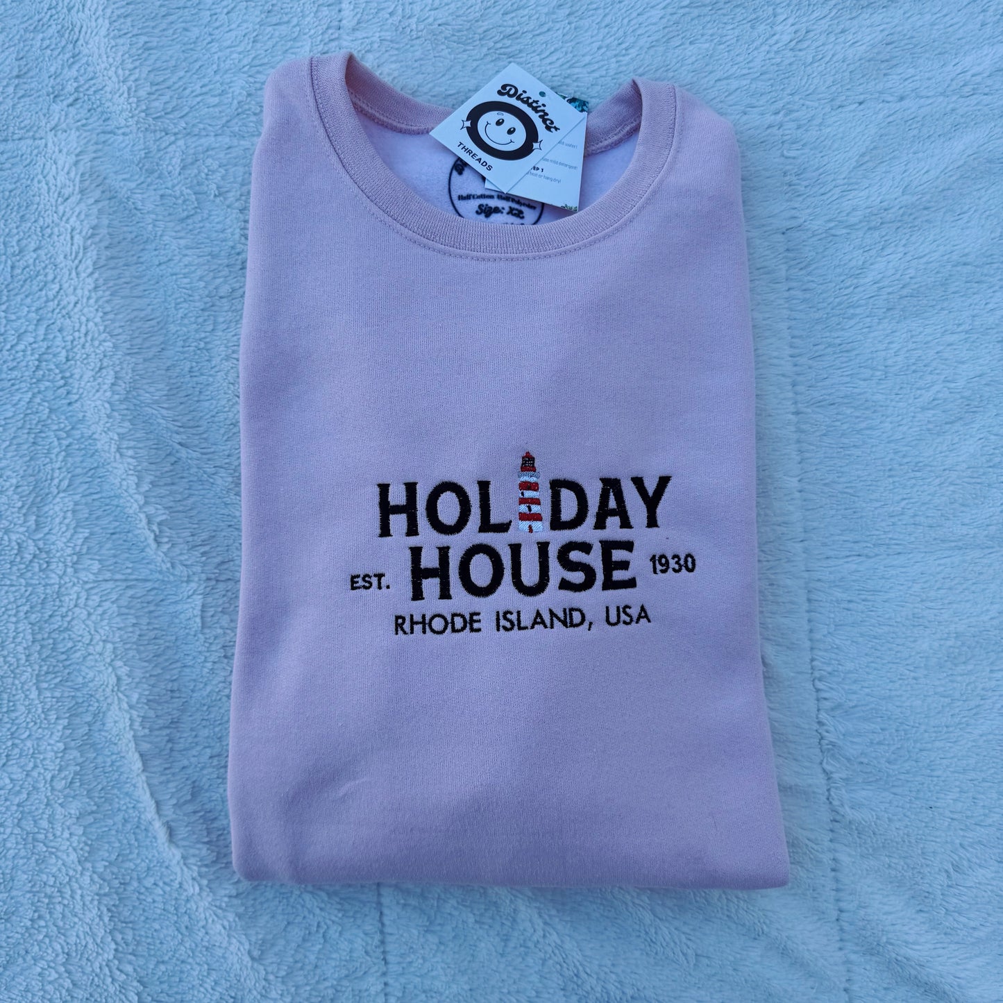 Holiday House Taylor Inspired Embroidered Crewneck Sweatshirt