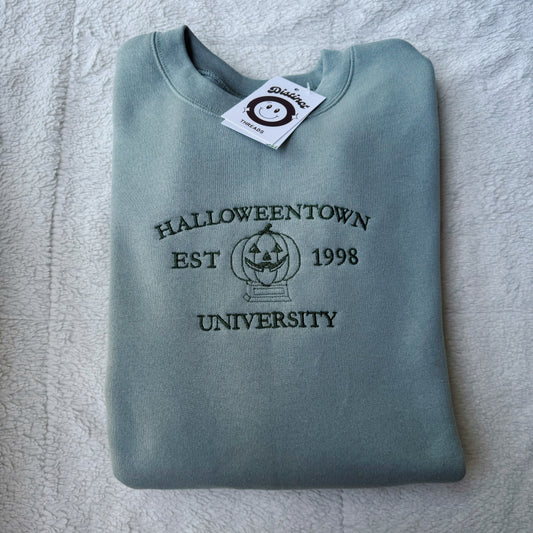 Halloweentown University Embroidered Crewneck Sweatshirt