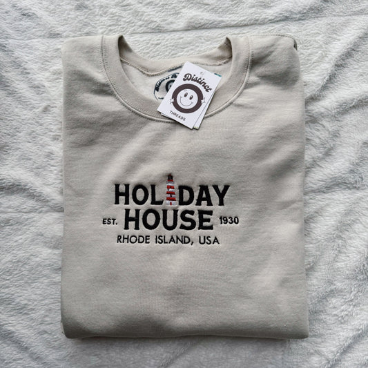 Holiday House Taylor Inspired Embroidered Crewneck Sweatshirt