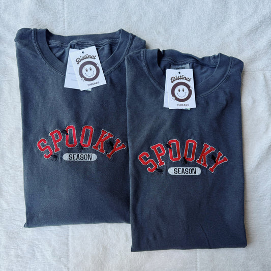 Spooky Season Embroidered T-Shirt