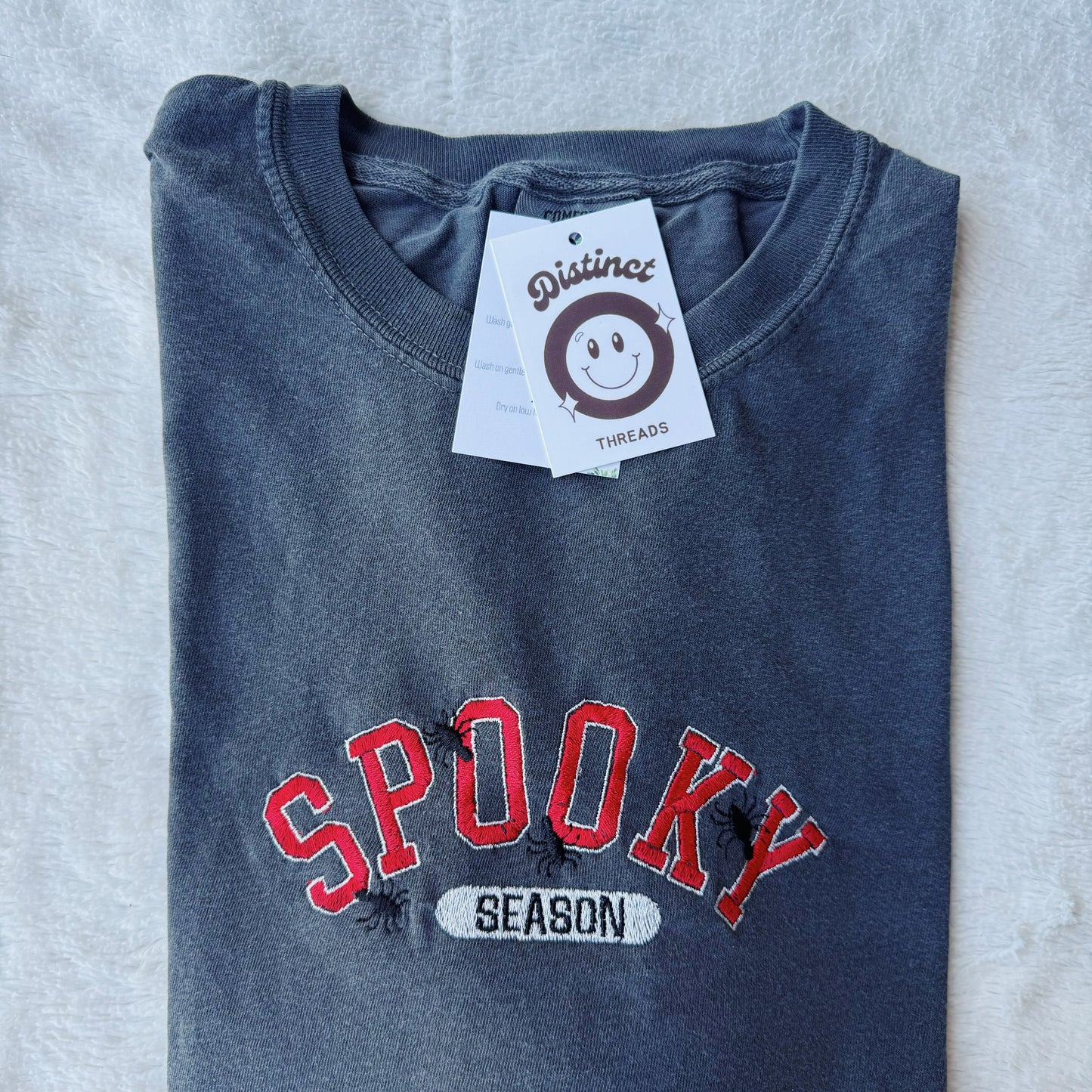 Spooky Season Embroidered T-Shirt