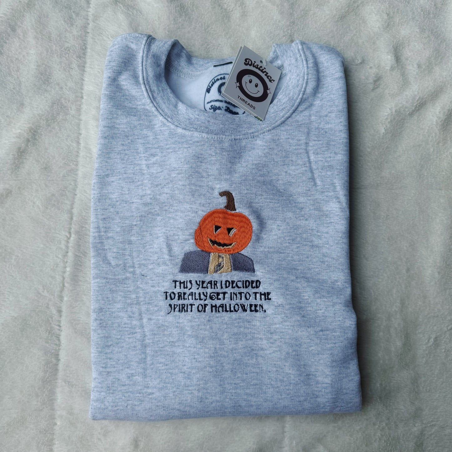 Dwight Pumpkin Head Crewneck Sweatshirt