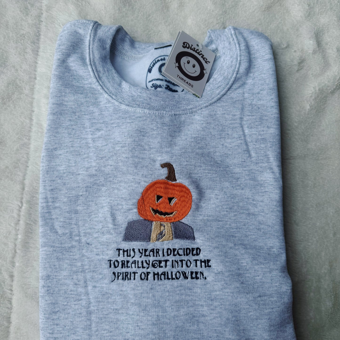 Dwight Pumpkin Head Crewneck Sweatshirt