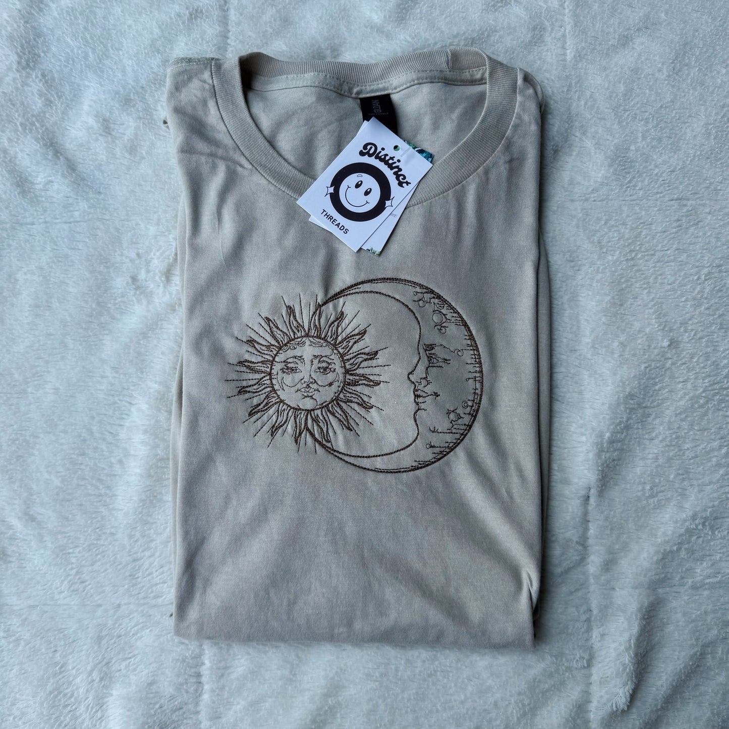 Sun & Moon Embroidered T-Shirt