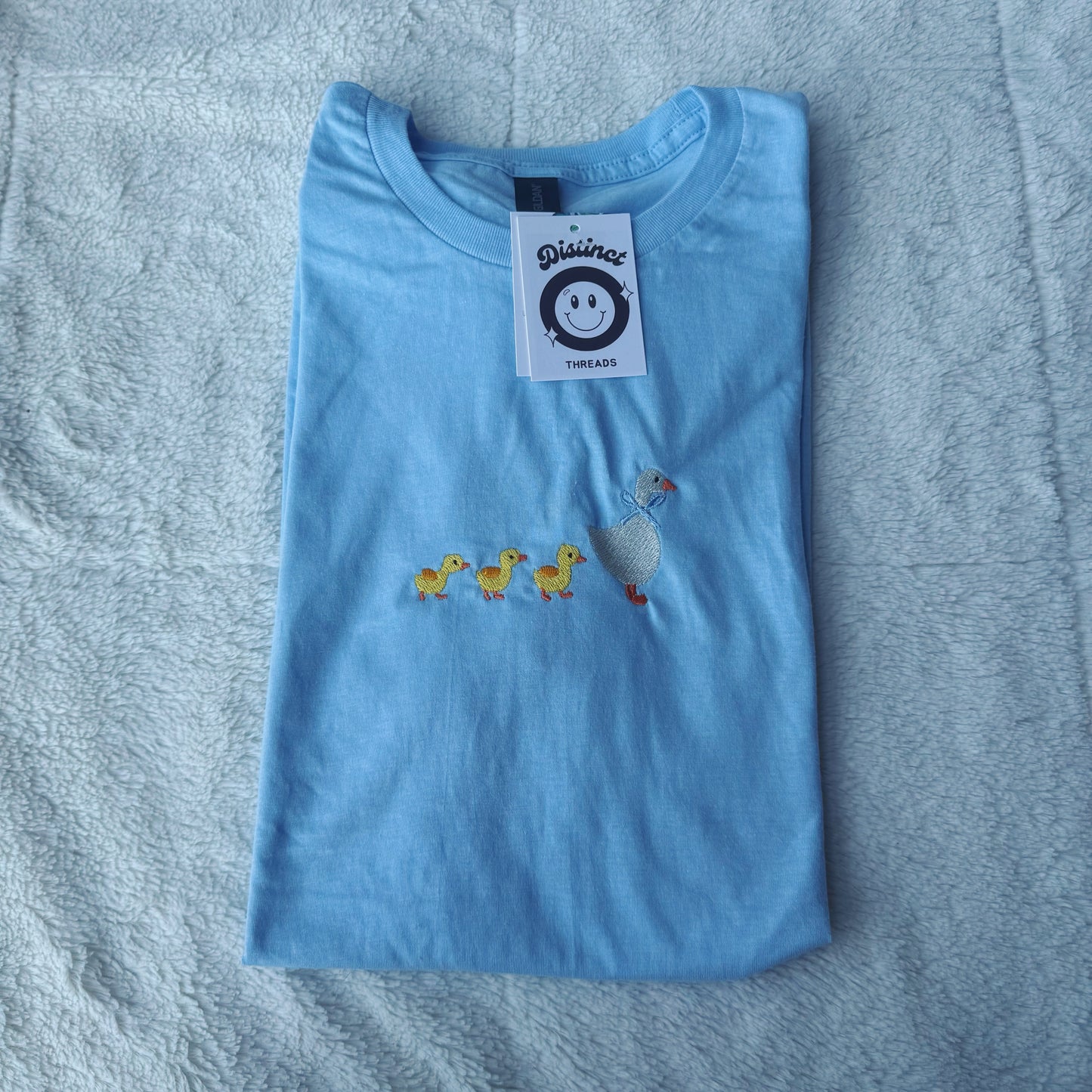 Duckies In A Row Embroidered T-Shirt
