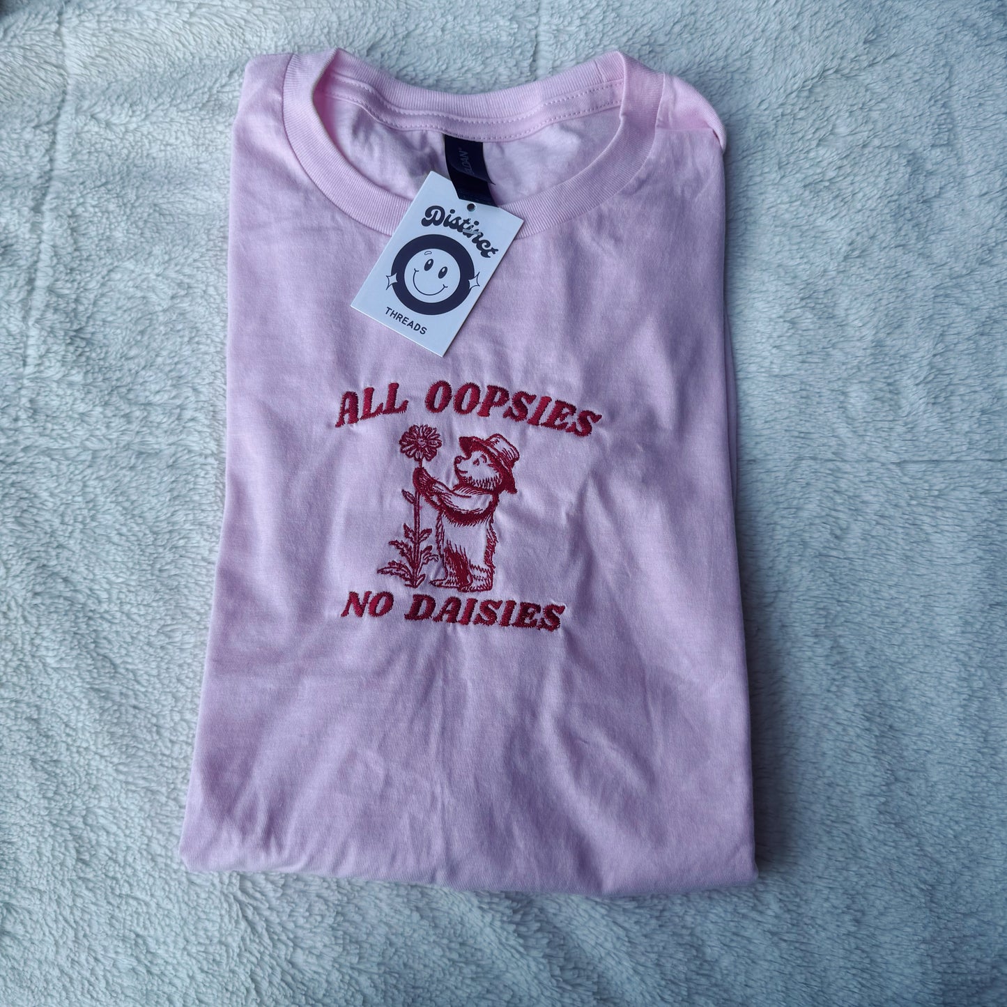 All Oopsies No Daisies Embroidered T-Shirt