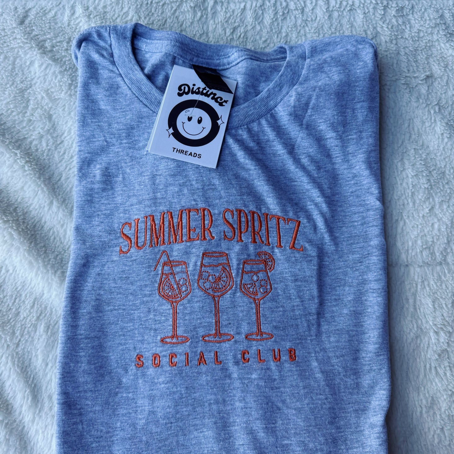 Summer Spritz Social Club Embroidered T-Shirt