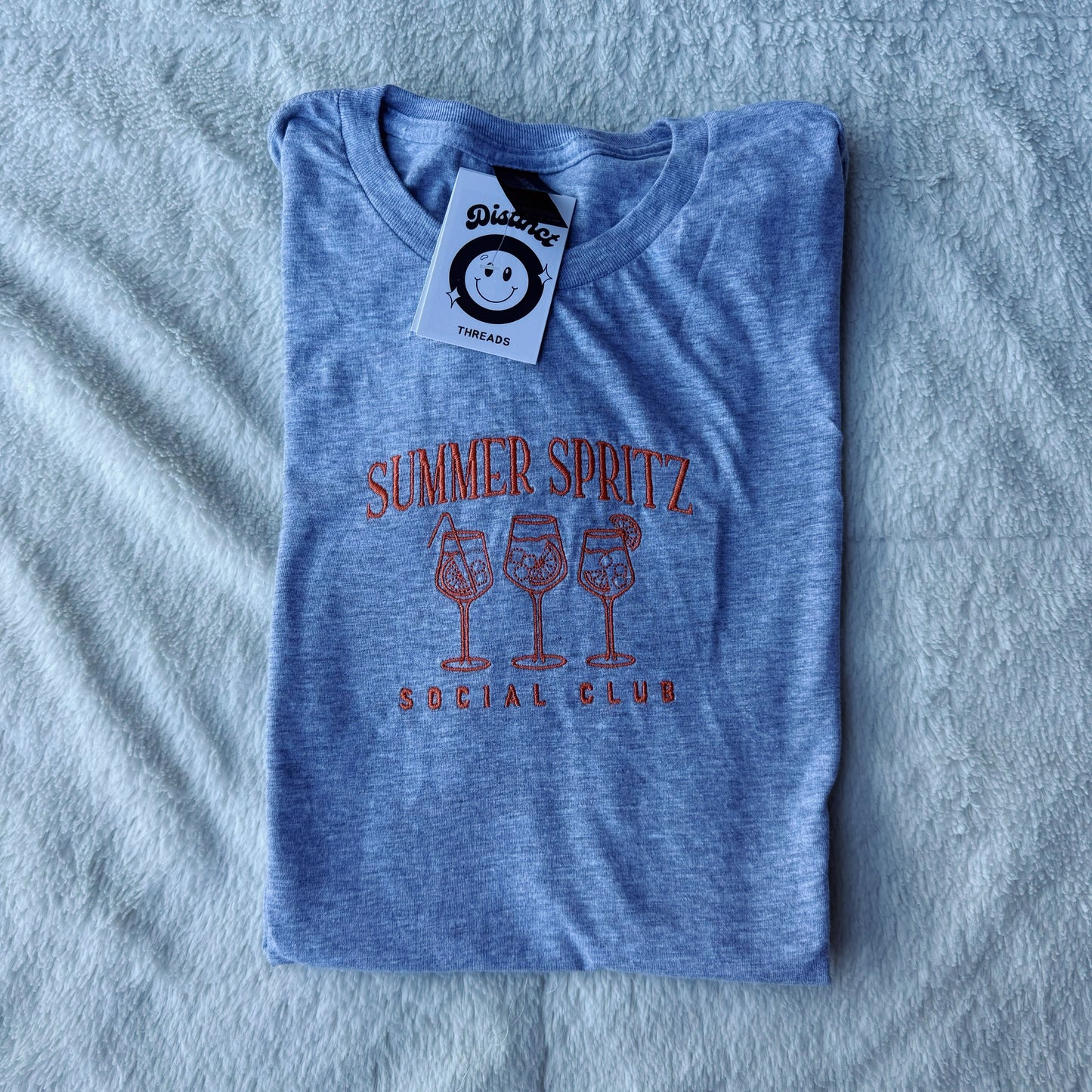 Summer Spritz Social Club Embroidered T-Shirt