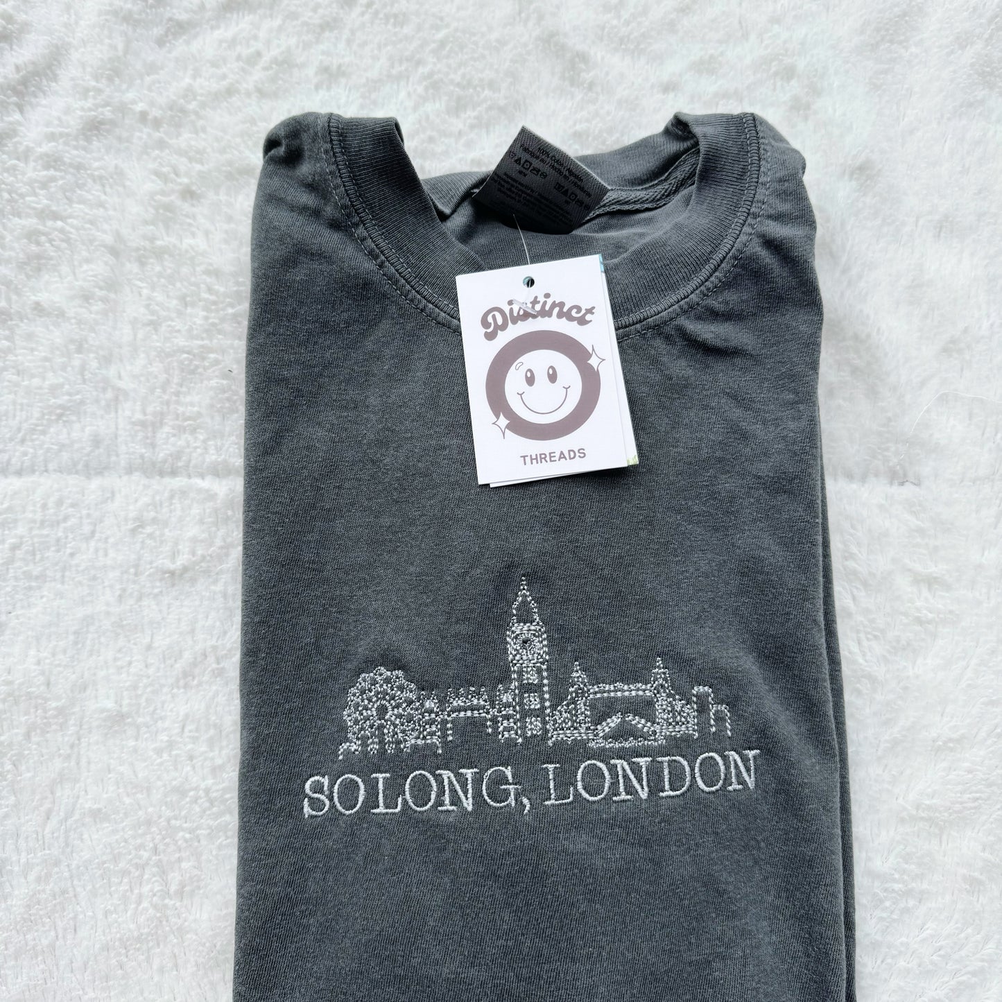 So Long London Taylor Inspired Embroidered T-Shirt