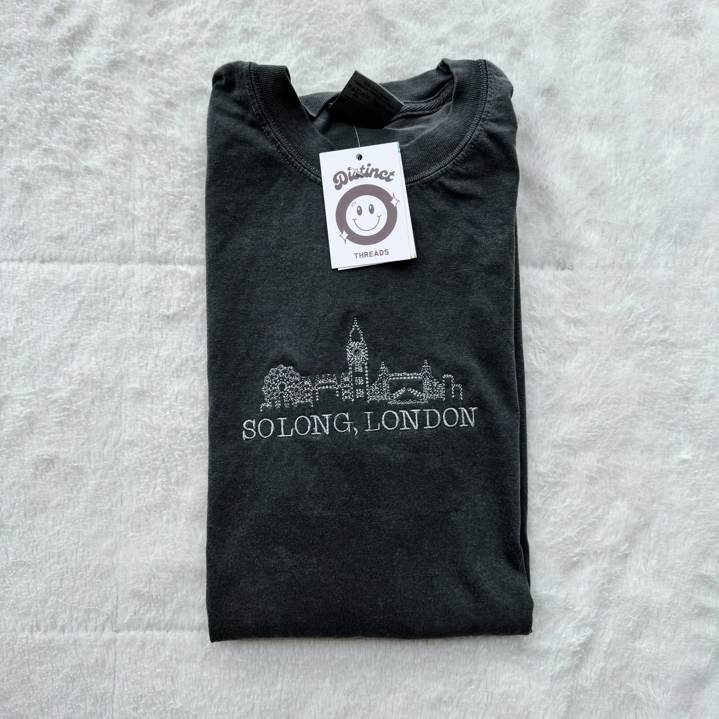 So Long London Taylor Inspired Embroidered T-Shirt