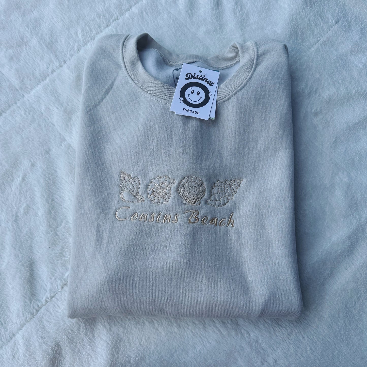 Cousins Beach The Summer I Turned Pretty Inspired Embroidered Crewneck Sweatshirt