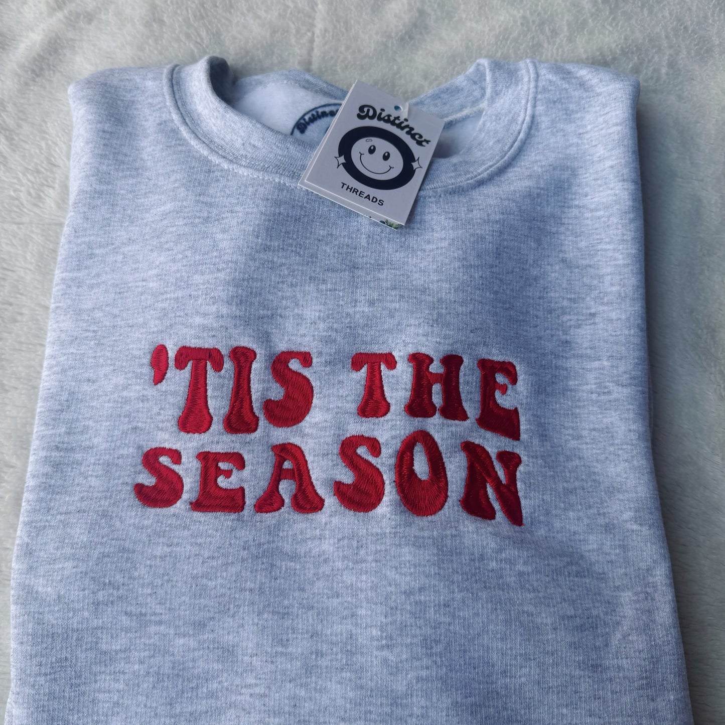 Tis’ The Season Embroidered Crewneck Sweatshirt