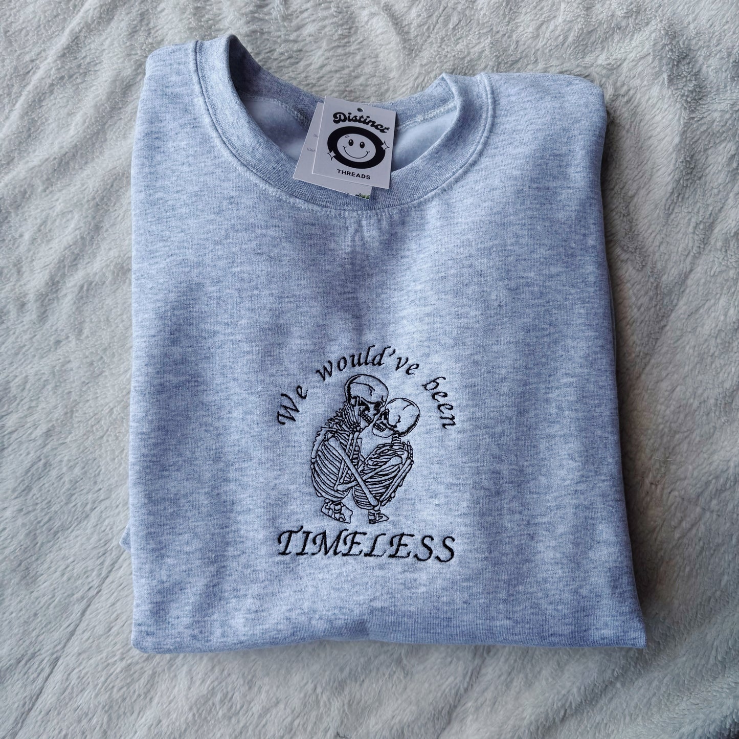 Timeless Taylor Inspired Embroidered Crewneck Sweatshirt