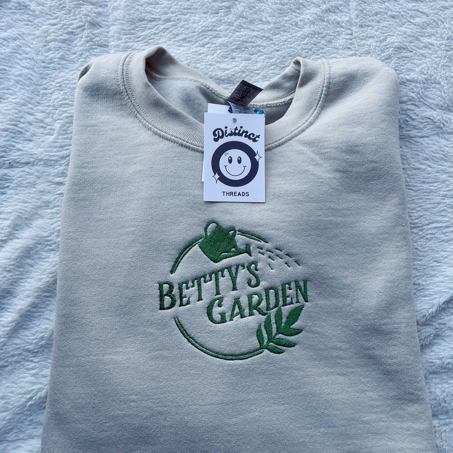 Betty's Garden Taylor Inspired Embroidered Crewneck Sweatshirt