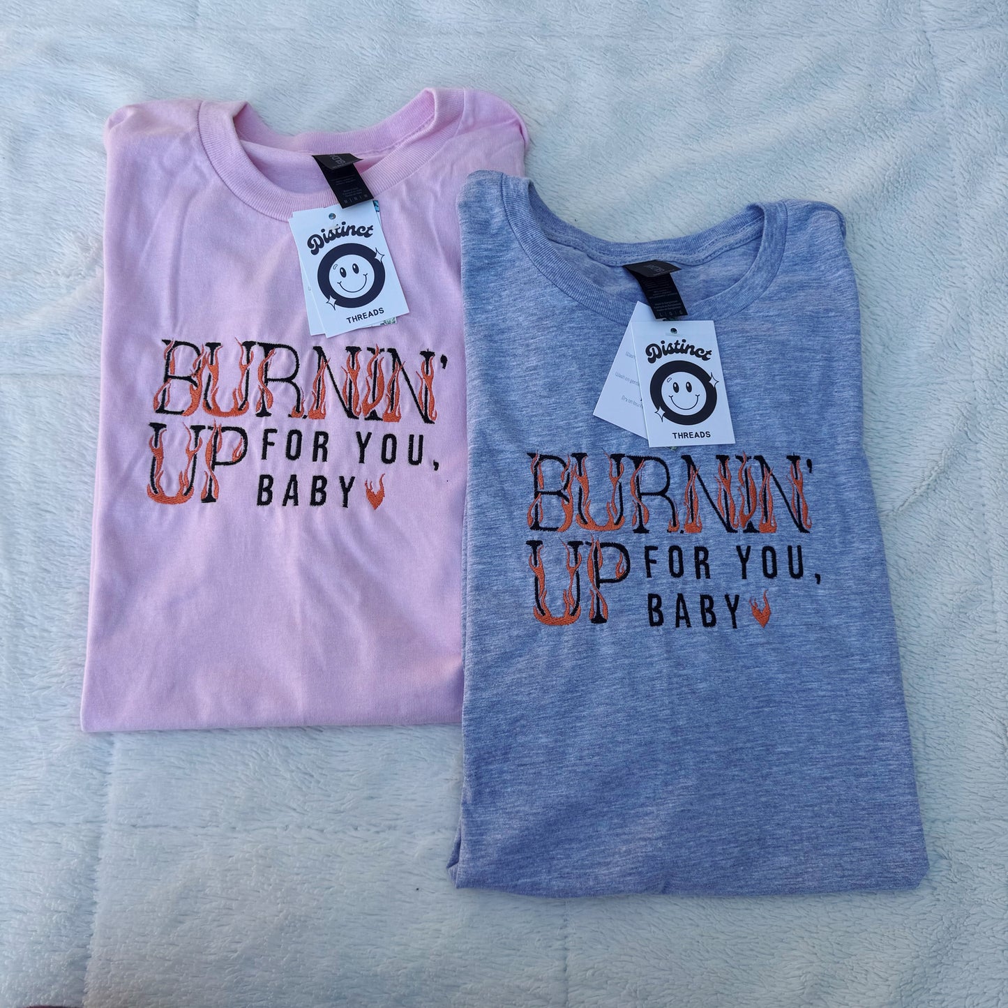 The JoBros Burnin' Up For You Inspired Embroidered T-Shirt