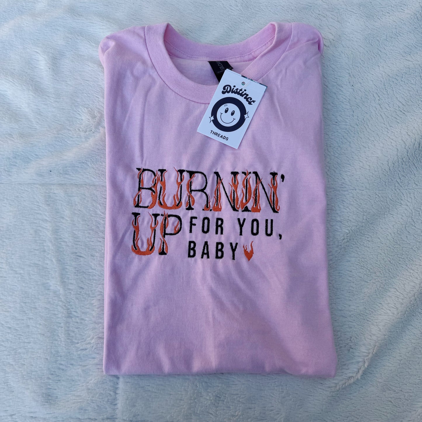 The JoBros Burnin' Up For You Inspired Embroidered T-Shirt
