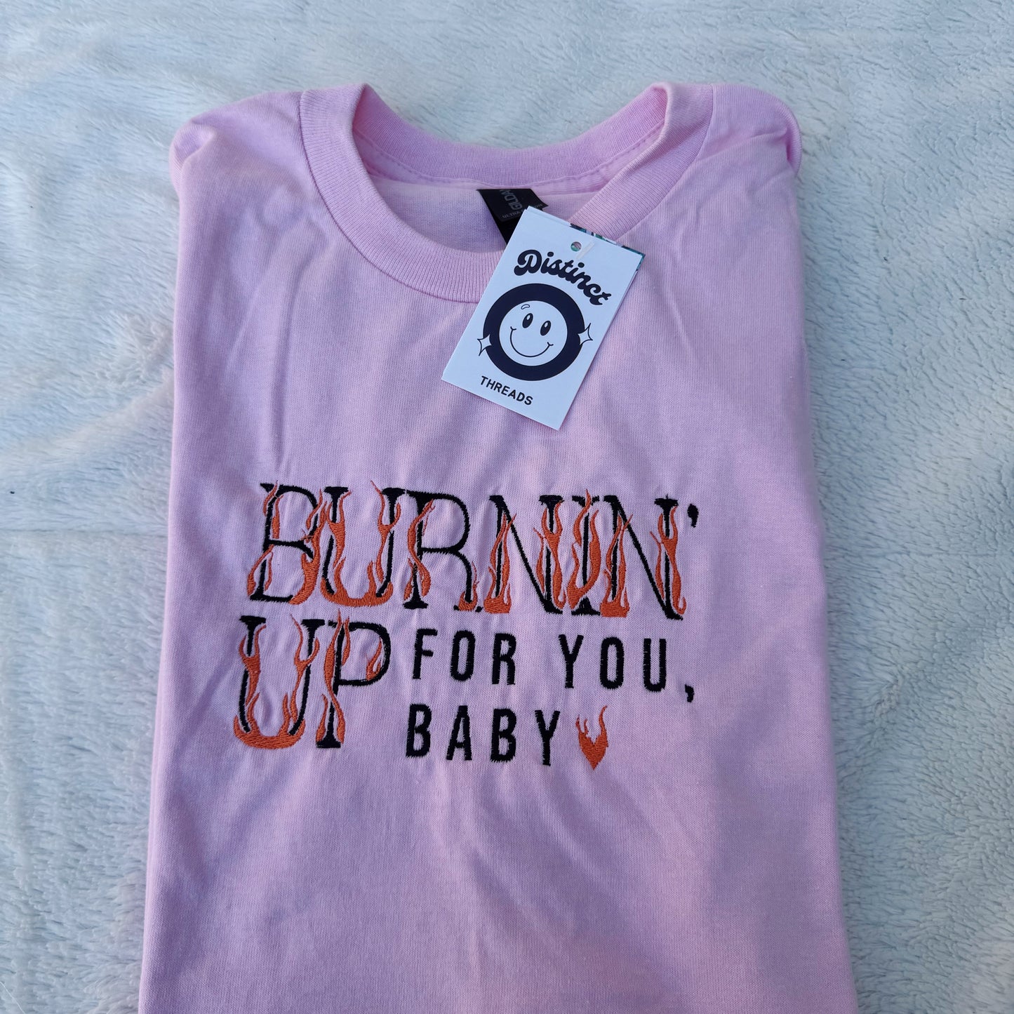 The JoBros Burnin' Up For You Inspired Embroidered T-Shirt
