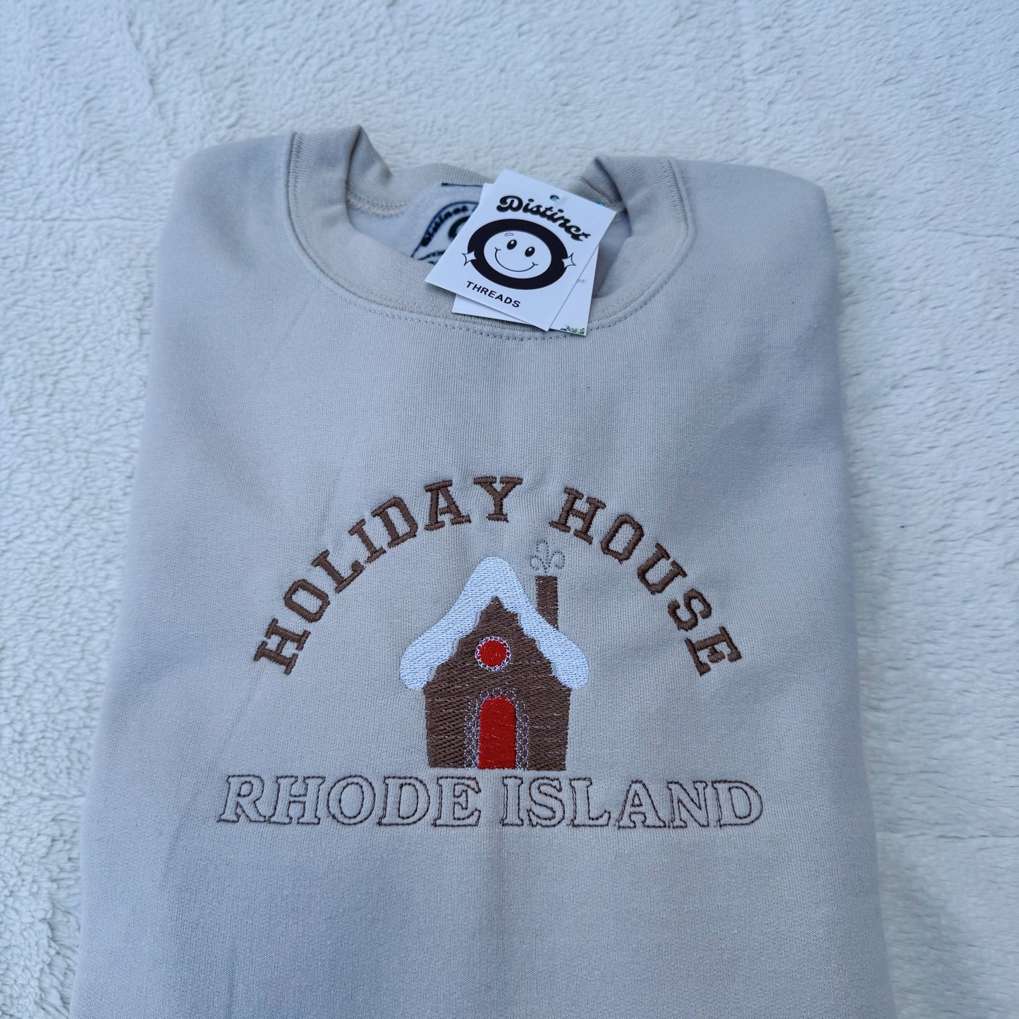 Holiday House Taylor Christmas Inspired Embroidered Crewneck Sweatshirt