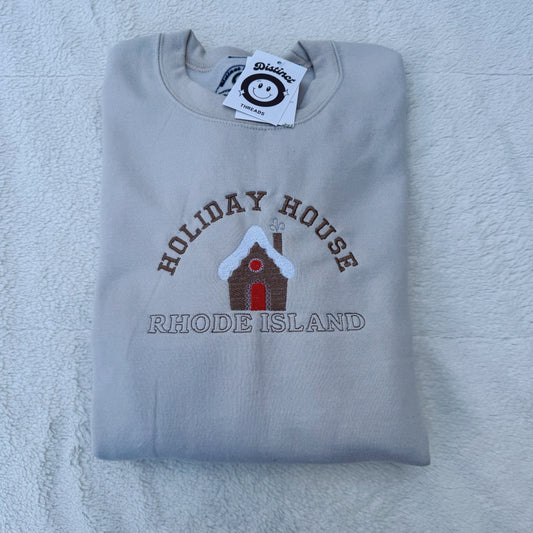 Holiday House Taylor Christmas Inspired Embroidered Crewneck Sweatshirt