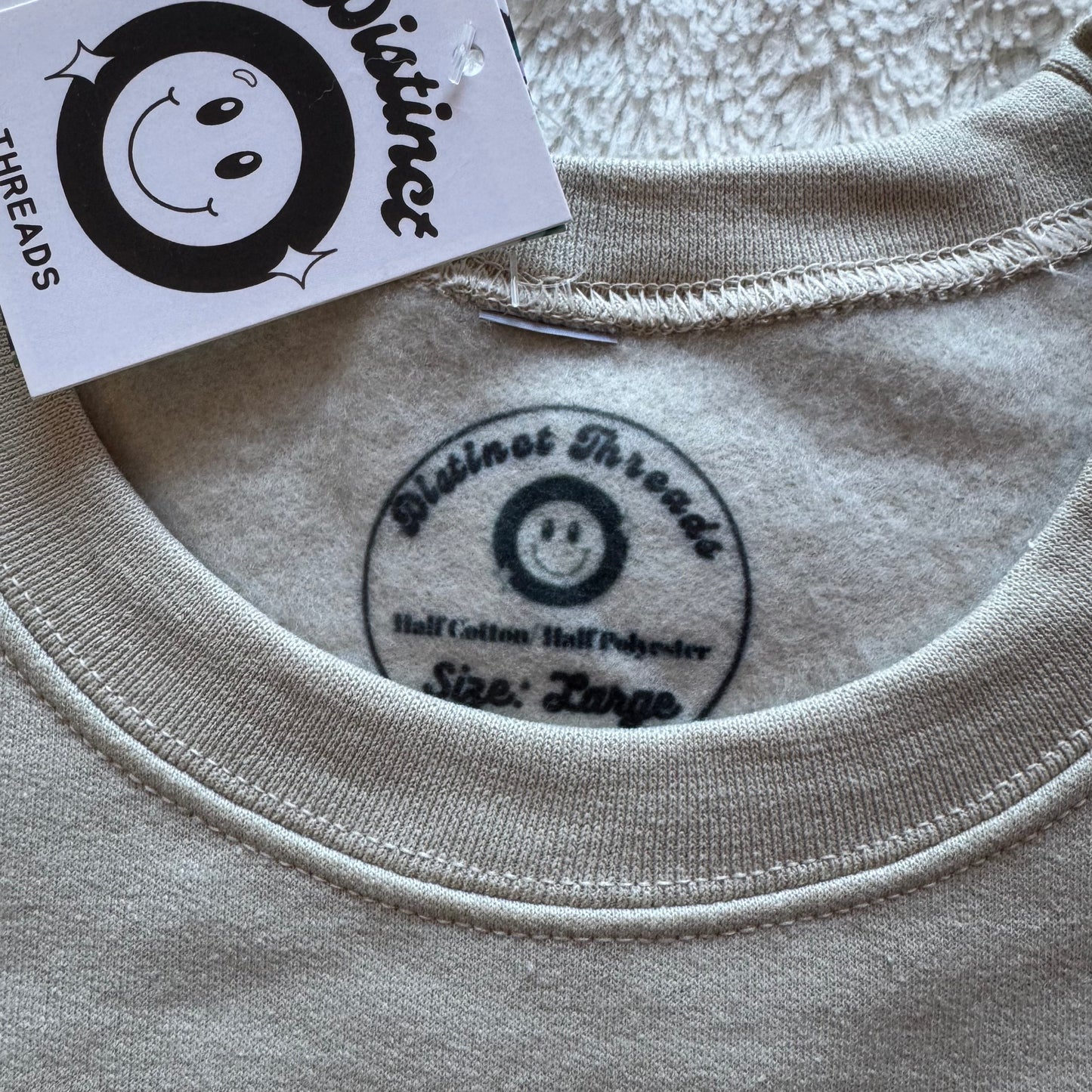 I Hate It Here Inspired Ready To Ship Embroidered Crew - Size Large