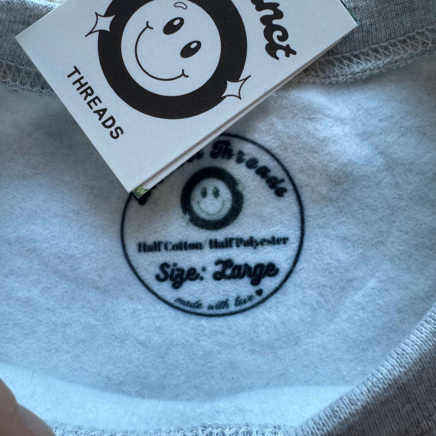 *SLIGHTLY FLAWED* I Hate It Here Inspired Ready To Ship Embroidered Crew - Size Large