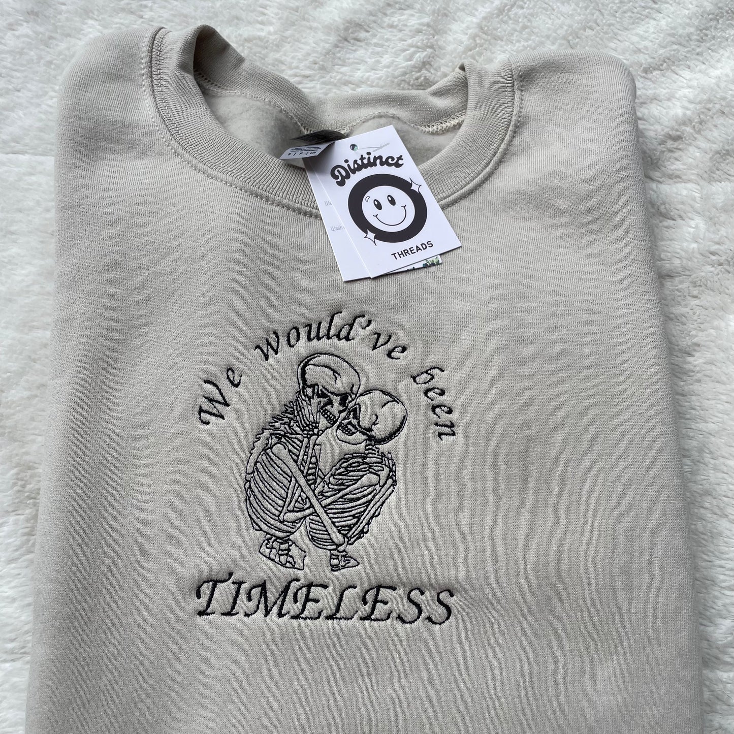 Timeless Taylor Inspired Embroidered Crewneck Sweatshirt