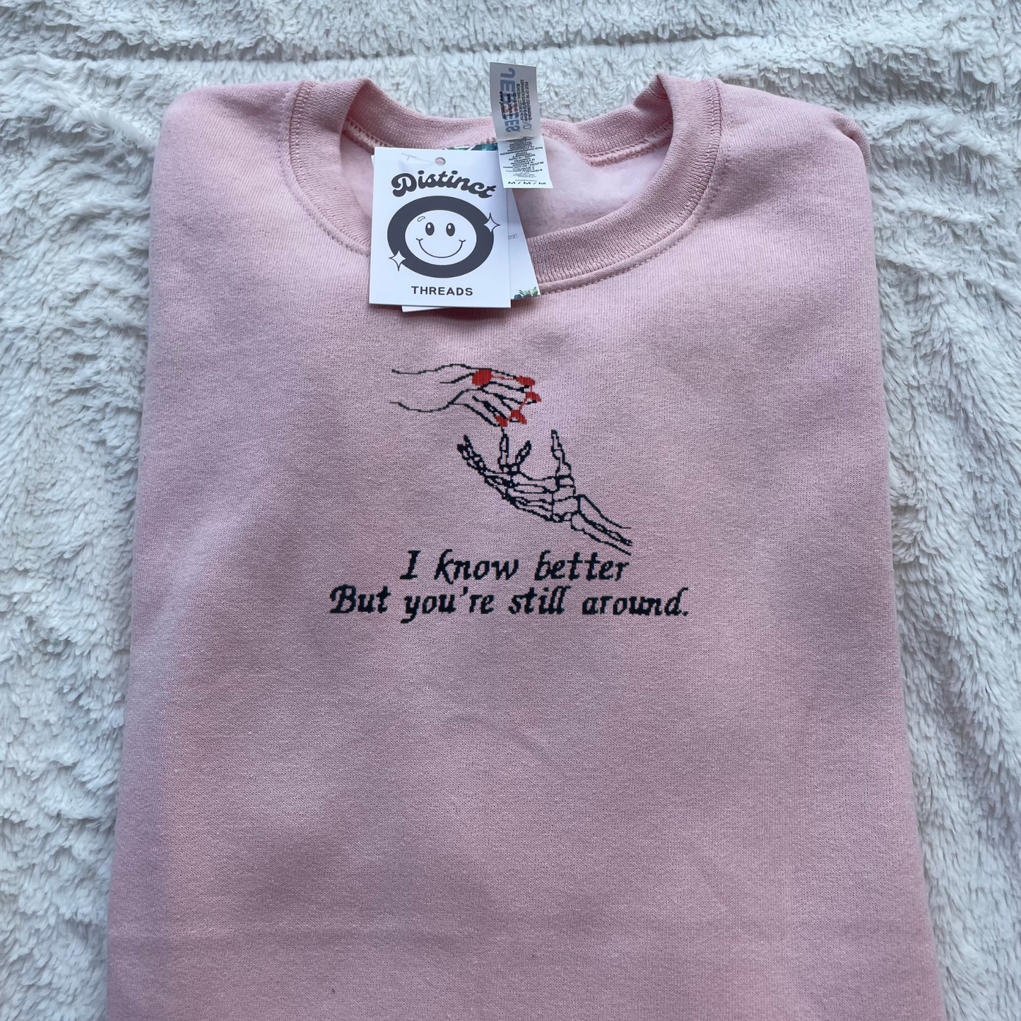 Marjorie Taylor Inspired Embroidered Crewneck Sweatshirt