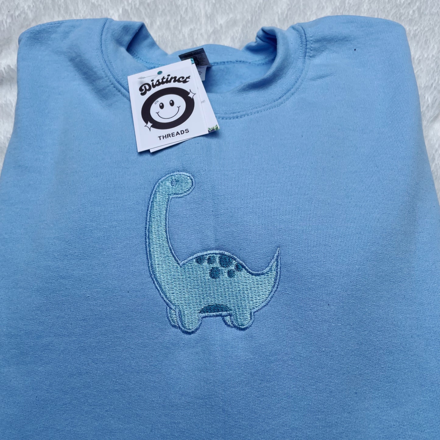 Dinosaur Embroidered Crewneck Sweatshirt