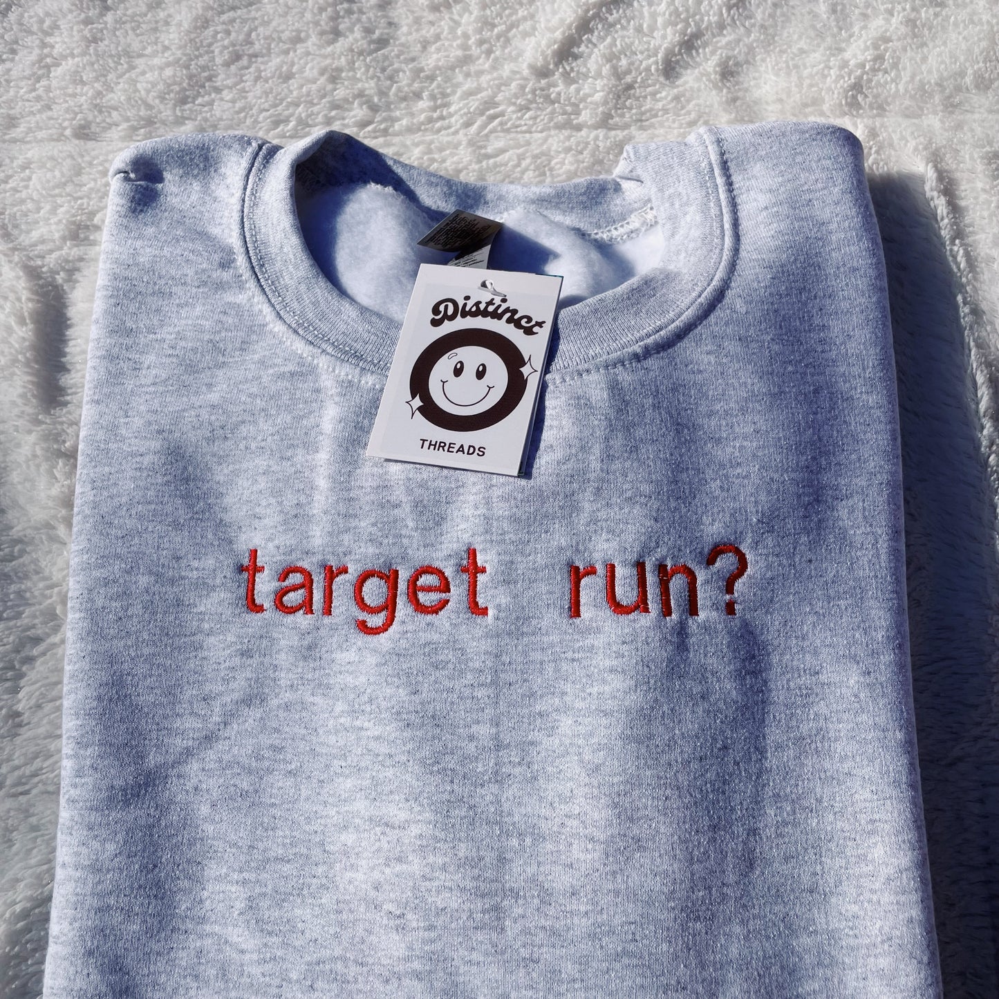 Target Run? Embroidered Crewneck Sweatshirt