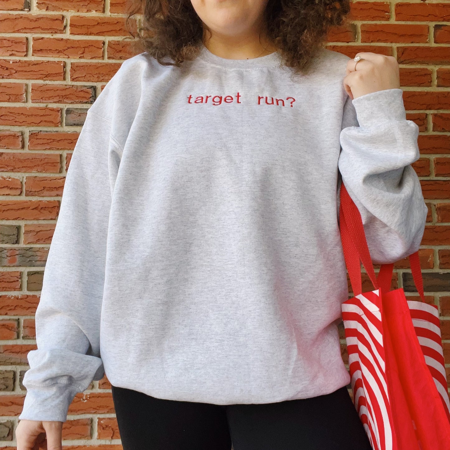 Target Run? Embroidered Crewneck Sweatshirt