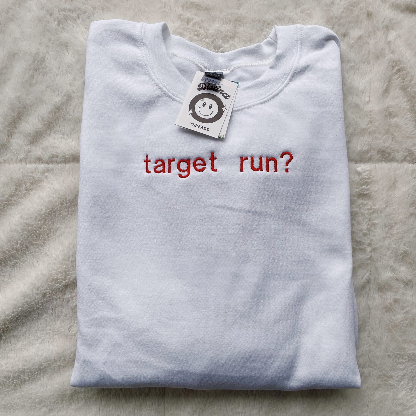 Target Run? Embroidered Crewneck Sweatshirt