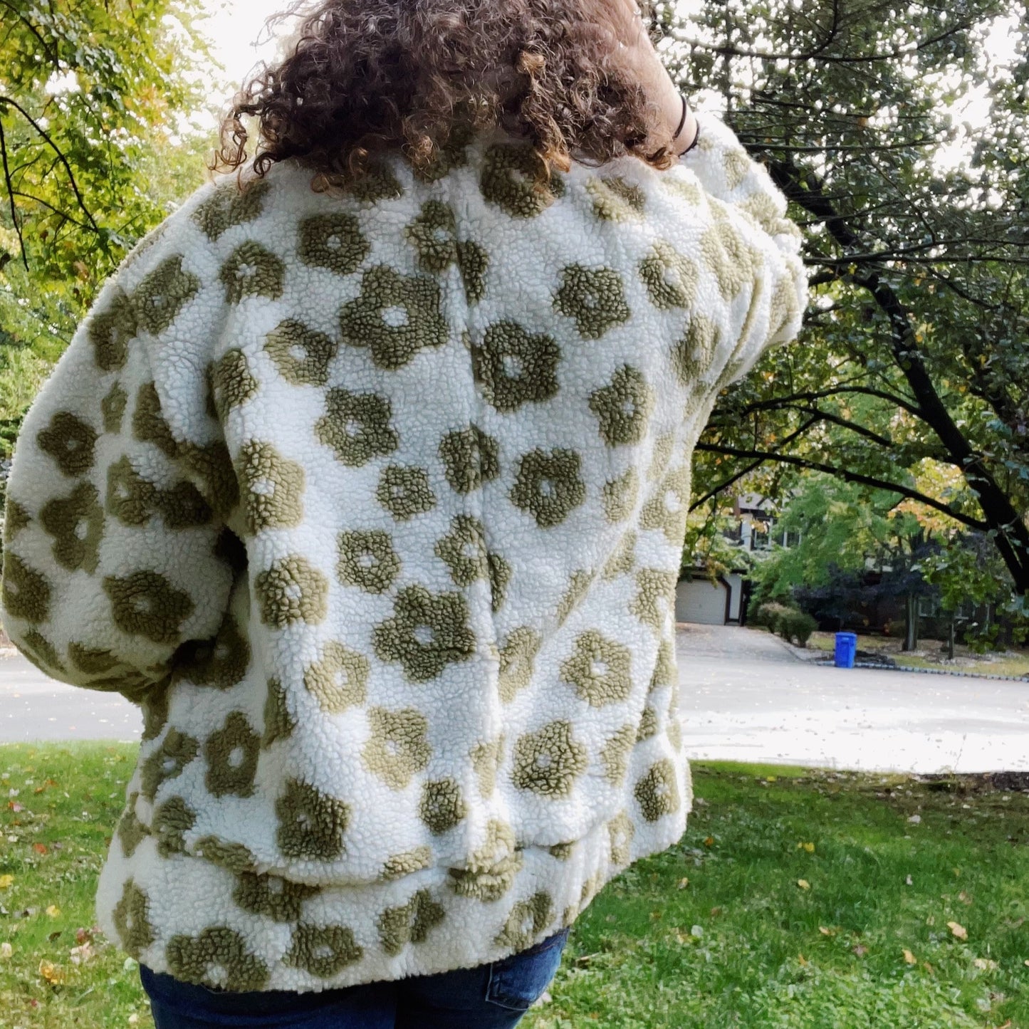 Flower Power Teddy Jacket