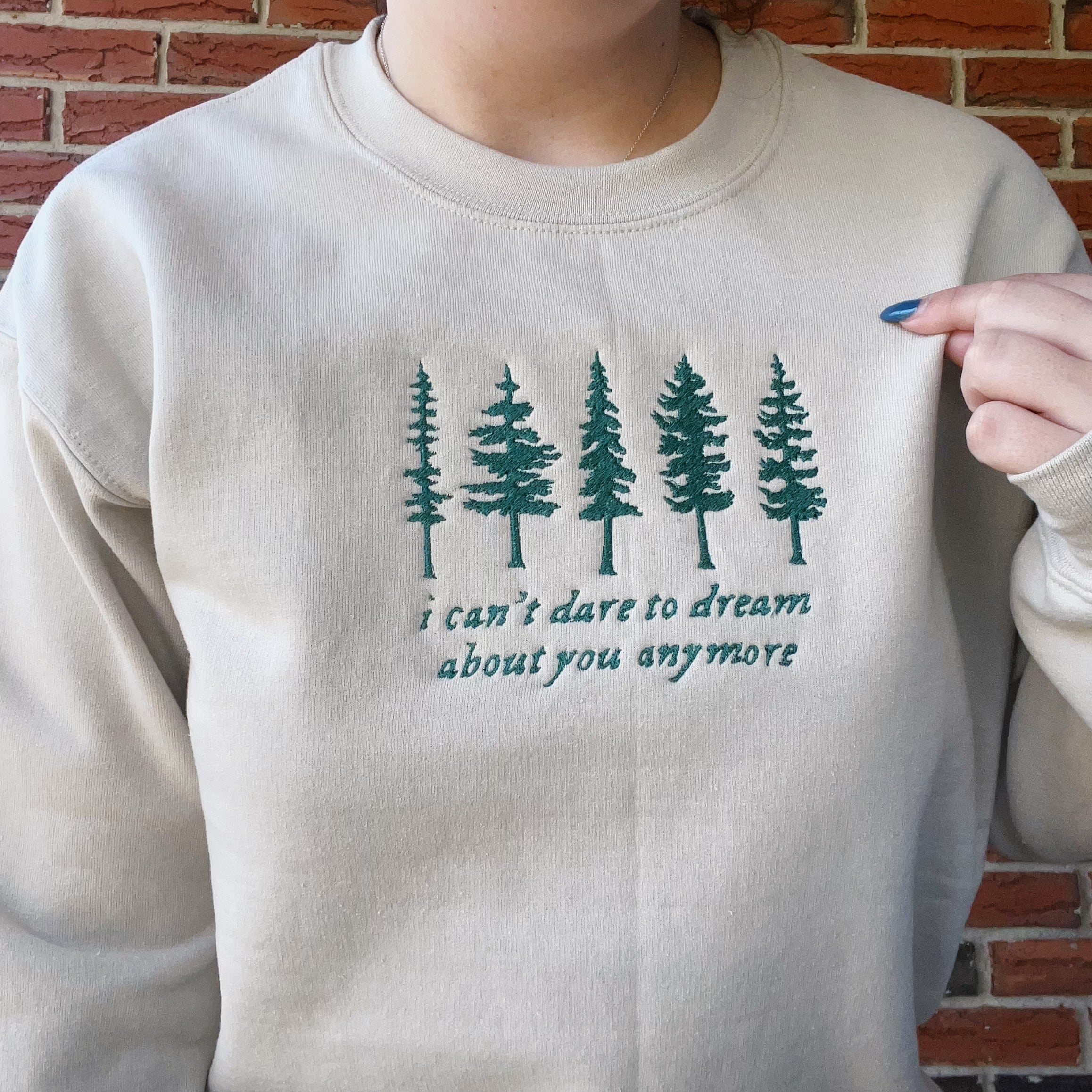 Taylor swift embroidered online sweatshirt