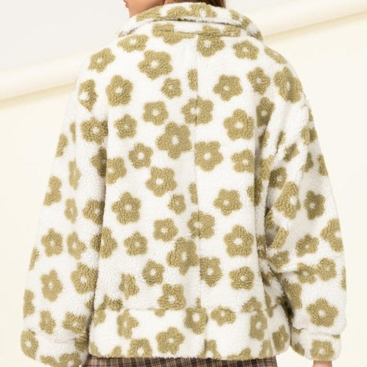 Flower Power Teddy Jacket