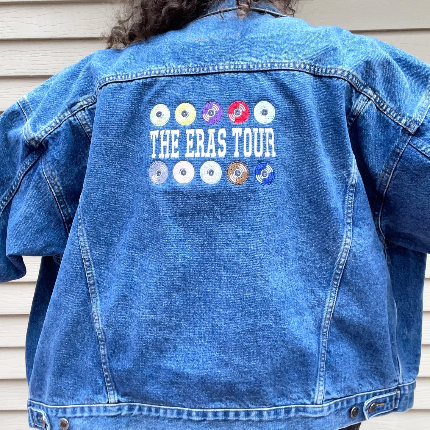 Taylor Inspired The Eras Tour Inspired Jean Jacket - Size XL