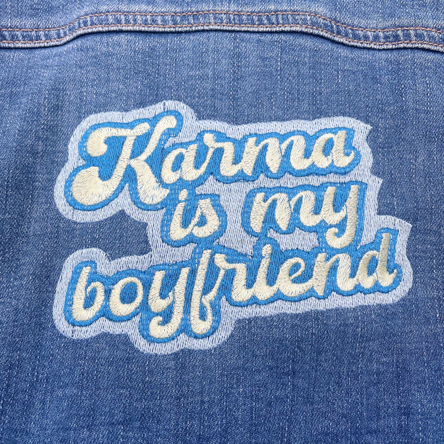 Taylor Inspired Karma Jean Jacket - Size 3X