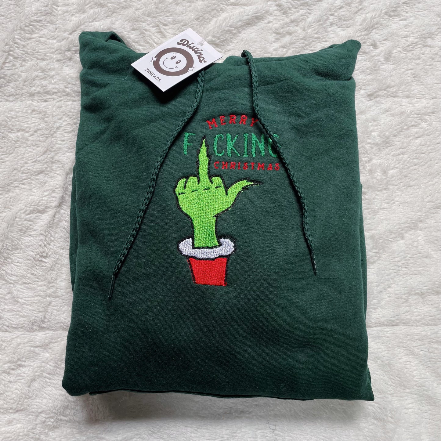 Merry F*cking Christmas Embroidered Hoodie