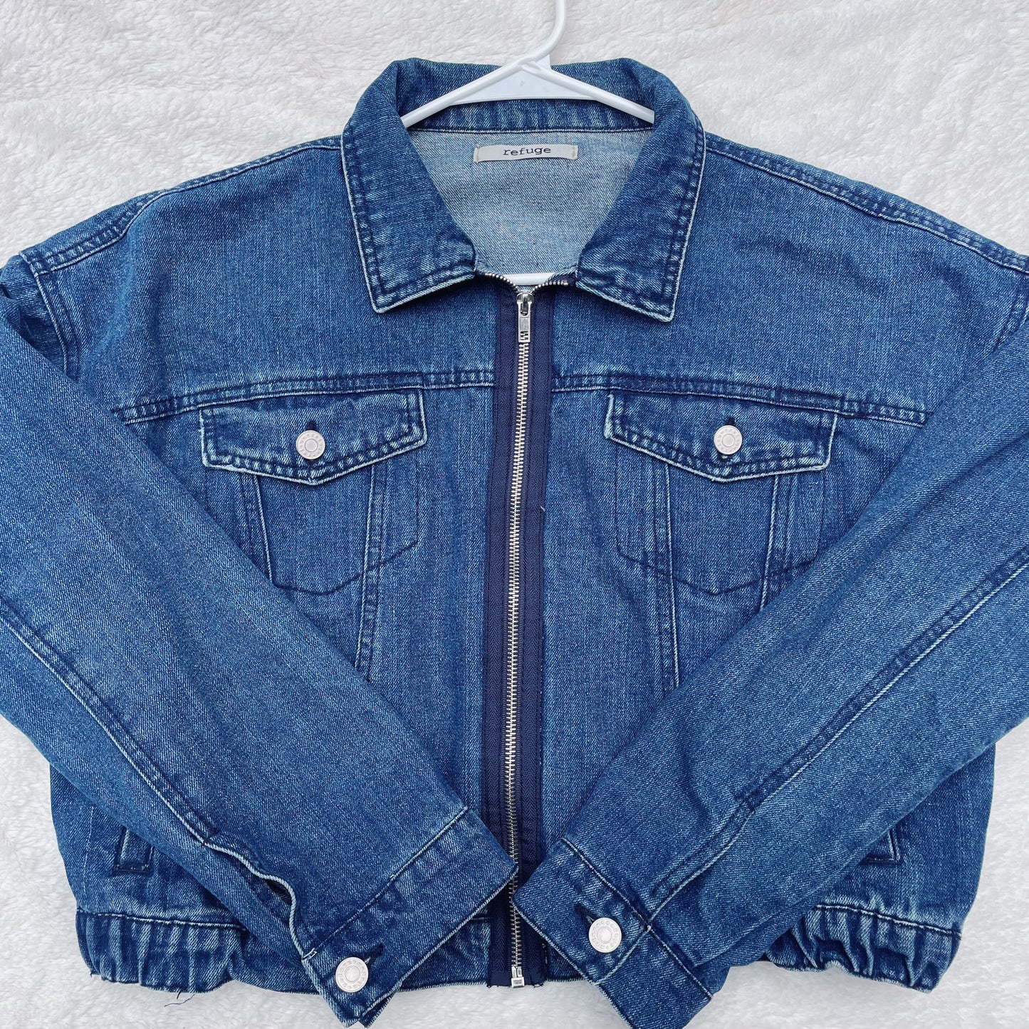 Taylor Inspired I Did Something Bad Jean Jacket - Size Large