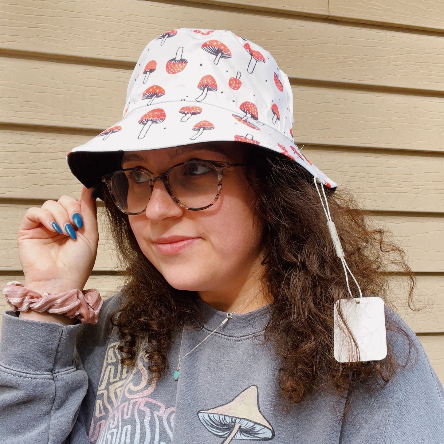 Mushrooms Reversible Bucket Hat